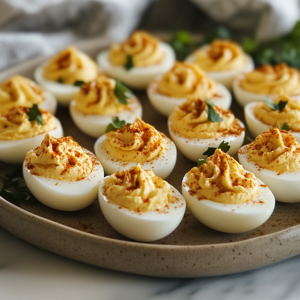 Best Classic Deviled Eggs Recipe – Perfect for Holidays & Parties!