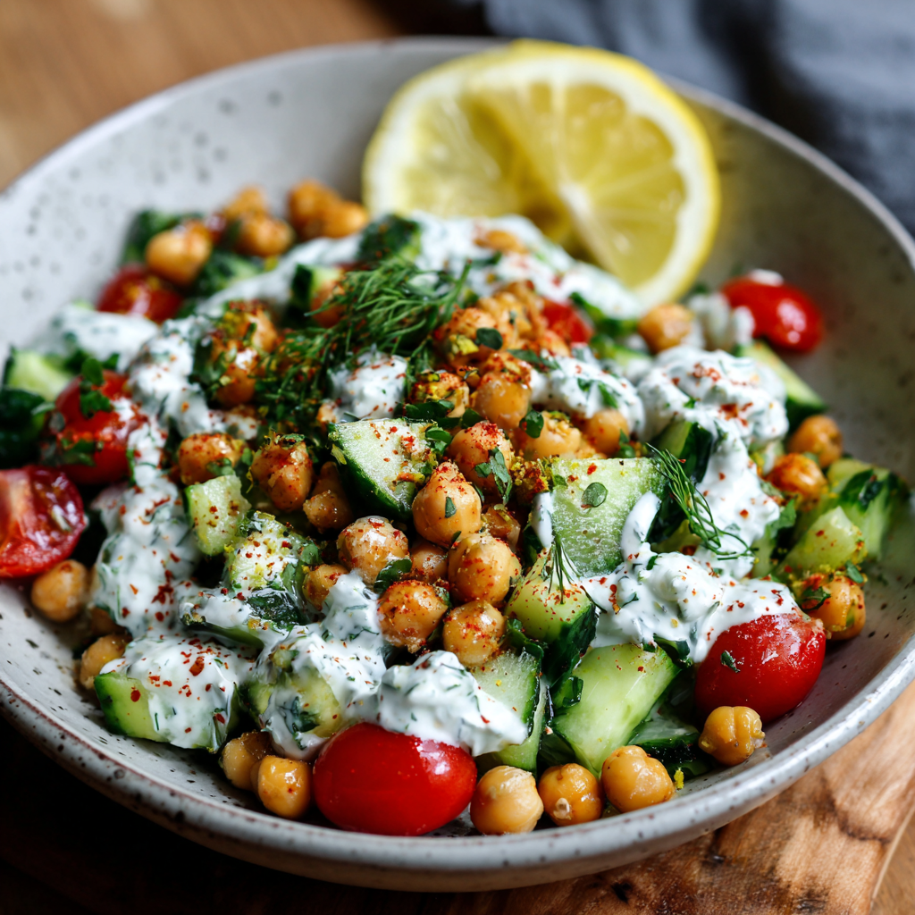 Mediterranean Chickpea Salad – Fresh, Healthy & Easy Recipe