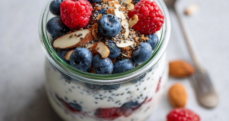 Greek Yogurt Parfait with Berries & Granola – Healthy Breakfast Recipe