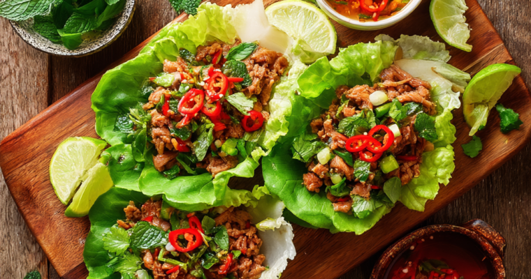 Healthy Chicken Lettuce Wraps Recipe – Quick, Flavorful & Light